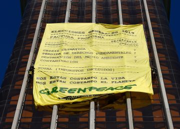 Greenpeace lanza una campaña en la que pide a los políticos que no se olviden del medio ambiente