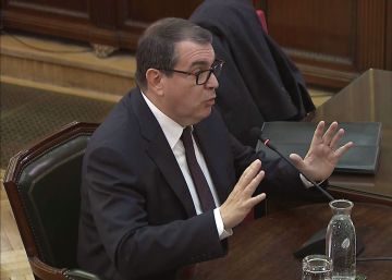 Jordi Jané, exconseller de Interior de la Generalitat de Cataluña ,este martes en el Tribunal Supremo.