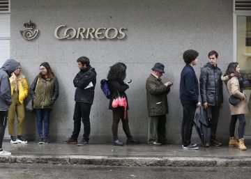 Avalancha en Correos: 250.000 votos admitidos en las últimas 24 horas