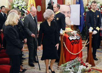 Las condolencias por la muerte de Rubalcaba
