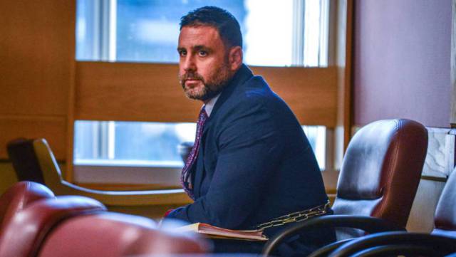 Pablo Ibar, minutos antes de comenzar el juicio a principios de este año.