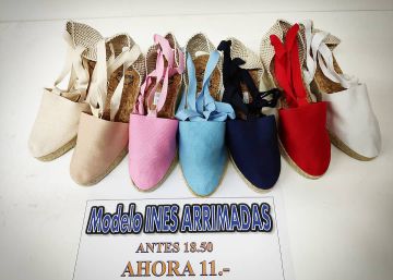 Las alpargatas modelo Inés Arrimadas