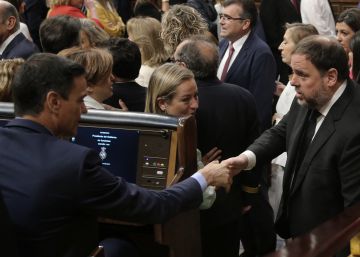 Junqueras, a Sánchez en el Congreso: “Tenemos que hablar”