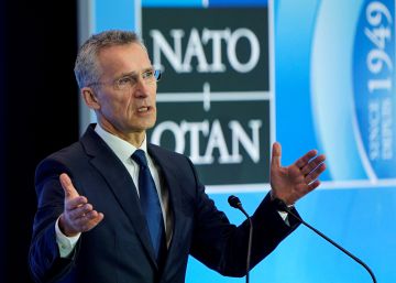 El secretario general de la OTAN, Jens Stoltenberg, en una intervención en Washington, en abril.
