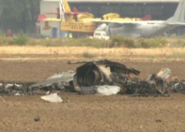 Una herramienta olvidada en un motor desencadenó la caída del F-18 en Torrejón