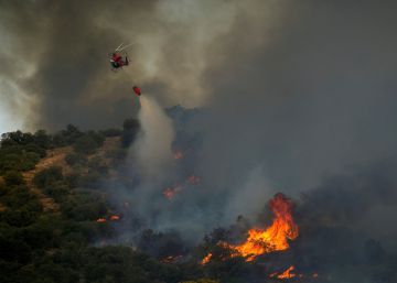 El incendio que afecta a parte de Toledo y Madrid ya ha arrasado 2.100 hectáreas