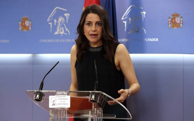 Inés Arrimadas, portavoz parlamentaria de Cs.
