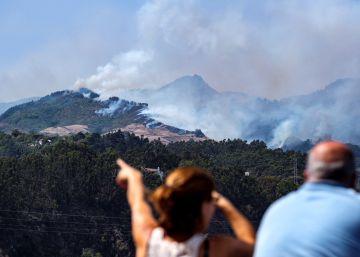 El incendio de Gran Canaria afecta ya al parque natural de Tamadaba