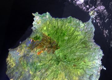 La violencia del incendio de Gran Canaria vista desde el cielo