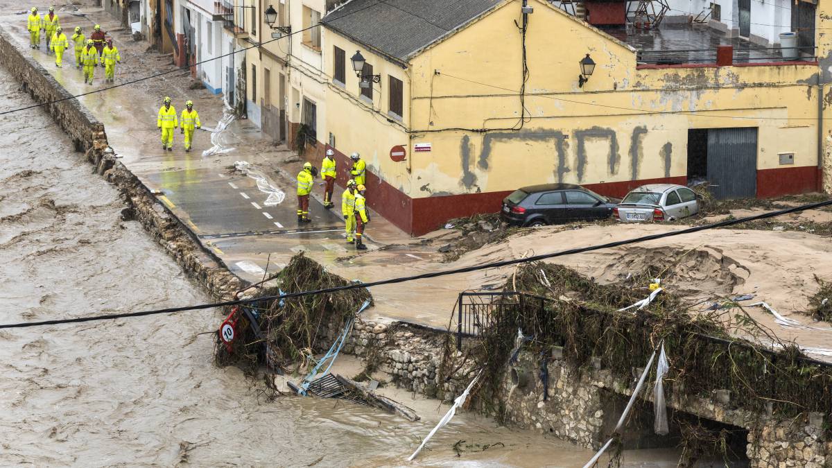 Las lluvias torrenciales dejan dos muertos en un pueblo de Albacete
