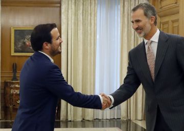 Garzón no le comunica al jefe del Estado el sentido del voto de IU