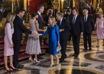 El fallo del ‘procés’ y la exhumación de Franco marcan la recepción del Rey