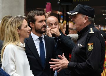 Casado reclama que la Guardia Civil actúe contra los disturbios en Cataluña