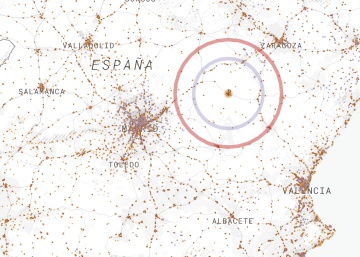 ¿A cuánto está tu pueblo de un hospital o una escuela? Un mapa del contraste entre campo y ciudad