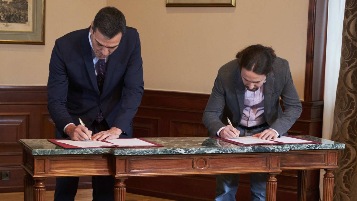 Así se cerró en una hora la coalición imposible entre PSOE y Podemos