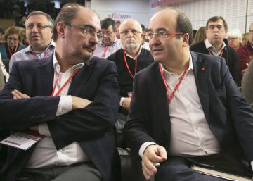 La tensión en el PSOE aumenta por los contactos con ERC y Lambán llama supremacista a Iceta