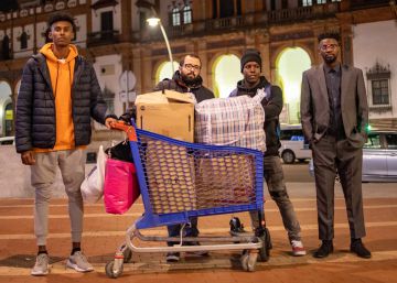 Los inmigrantes abrigan a los sin techo en Jerez Los inmigrantes abrigan a los sin techo en Jerez