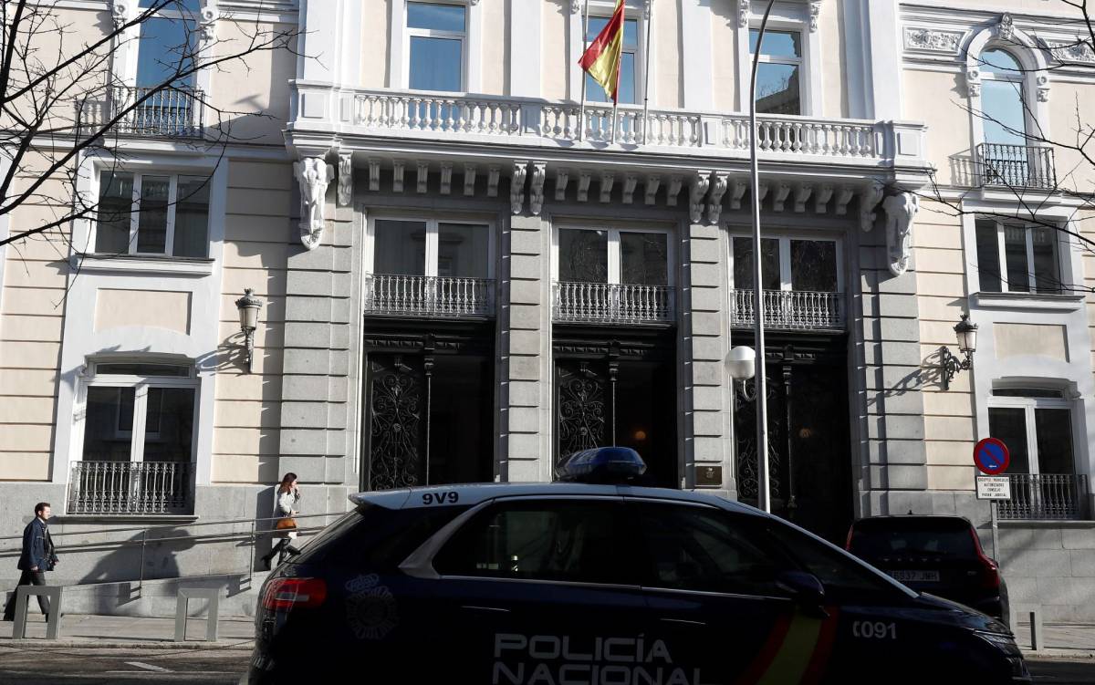 La sede del Consejo General del Poder Judicial este jueves.