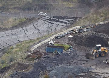 Un muro de seis metros de altura protegerá la autopista AP-8 en la zona donde se derrumbó un vertedero