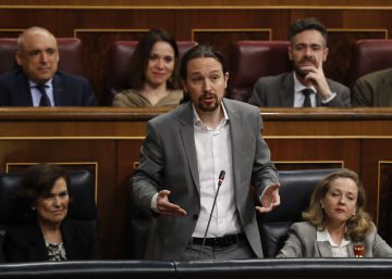 Iglesias esquiva los ataques del PP en su primera sesión de control como vicepresidente