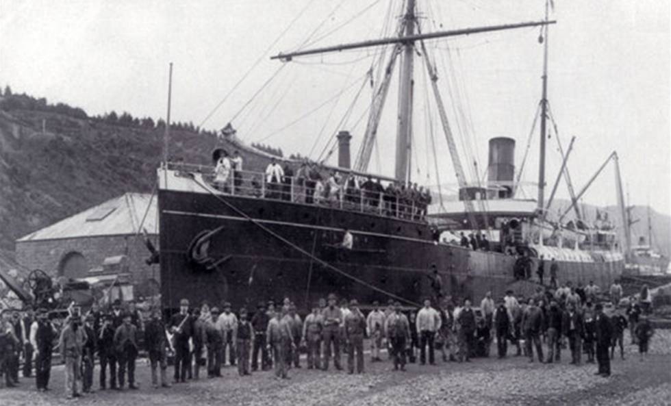 El barco neozelandés 'Talune'.