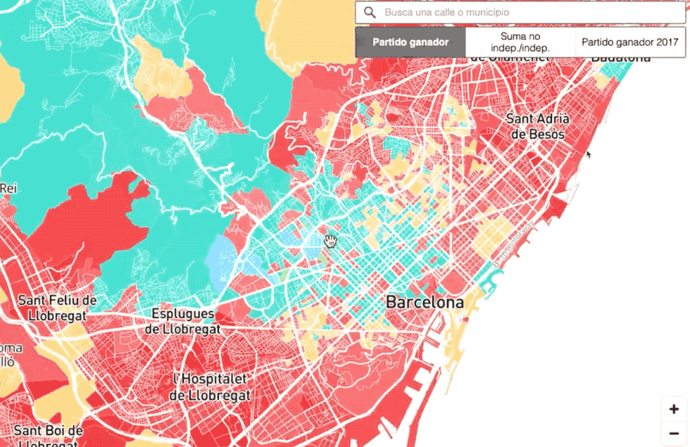 Consulta aquí el mapa del voto calle a calle .