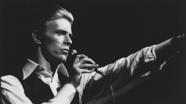 David Bowie, durante un concierto. David Bowie, durante un concierto.
