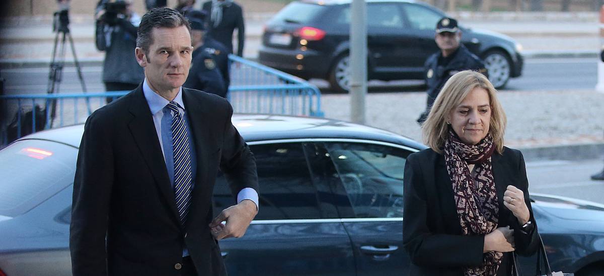 Urdangarin y la infanta Cristina, en Palma de Mallorca. Urdangarin y la infanta Cristina, en Palma de Mallorca.