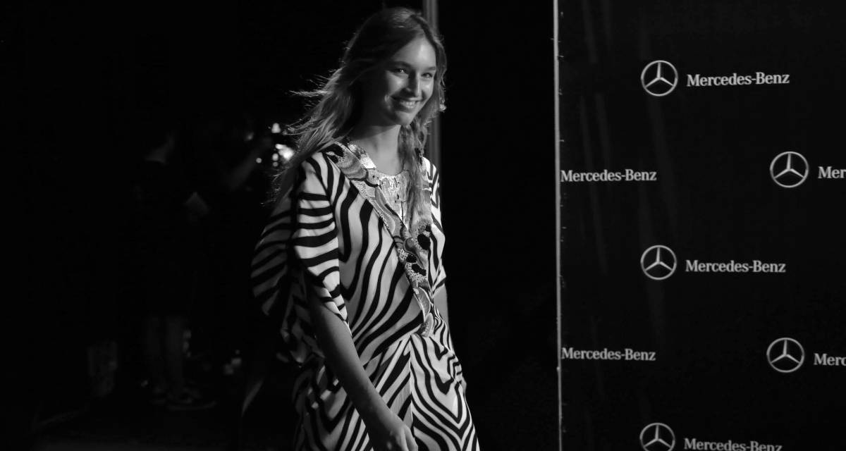 Modelo en el 'backstage' de la Mercedes-Benz Fashion Week Madrid, en septiembre de 2016. Modelo en el 'backstage' de la Mercedes-Benz Fashion Week Madrid, en septiembre de 2016.