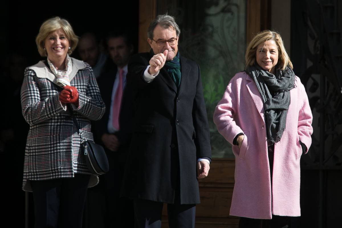 Irene Rigau, Artur Mas y Joana Ortega.