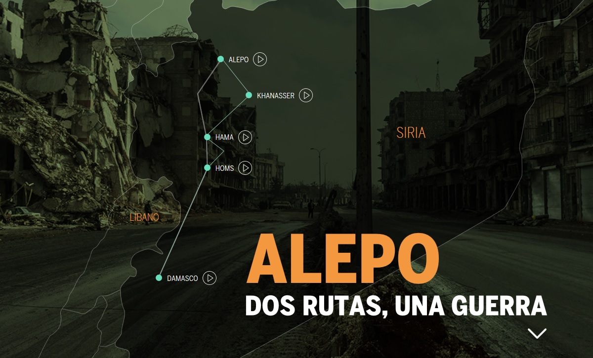 Siria de sur a norte tras seis años de guerra