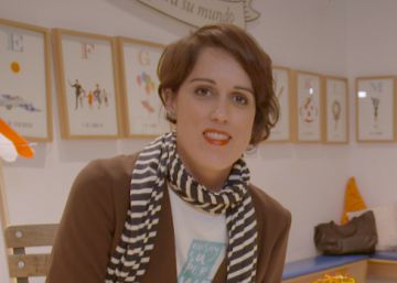 Laura Baena y Eva Bailén en la tienda Baby Deli en Madrid.