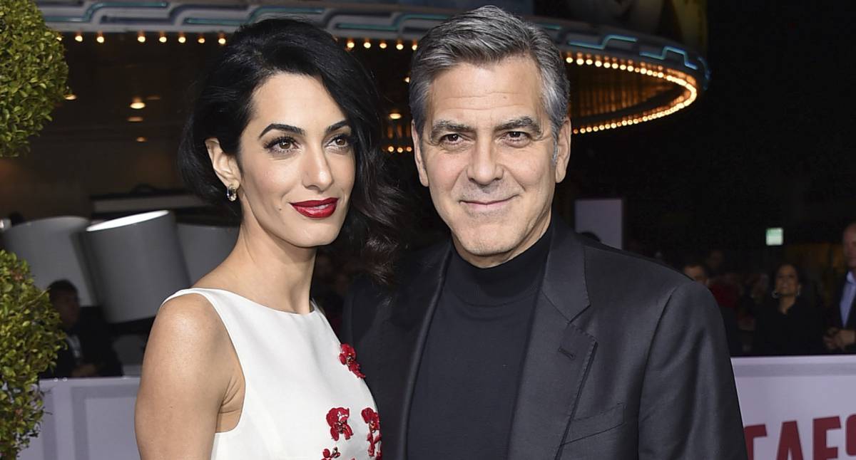 George y Amal Clooney el pasado mes de febrero de 2016.