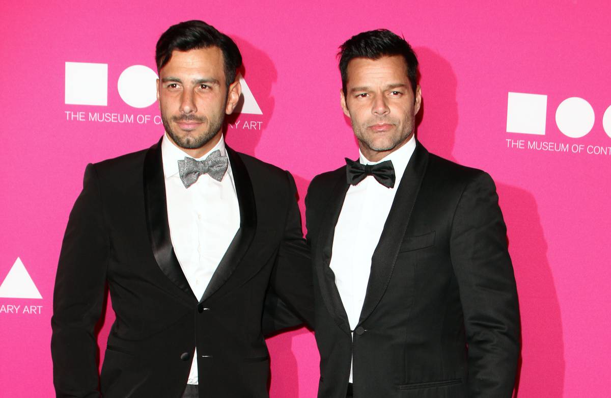 Ricky Martin, con Jwan Yosef.