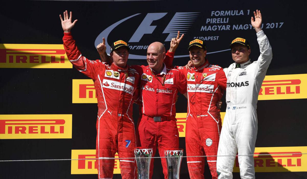 Doblete de Ferrari en el GP de Hungría, Alonso acaba sexto y Sainz séptimo