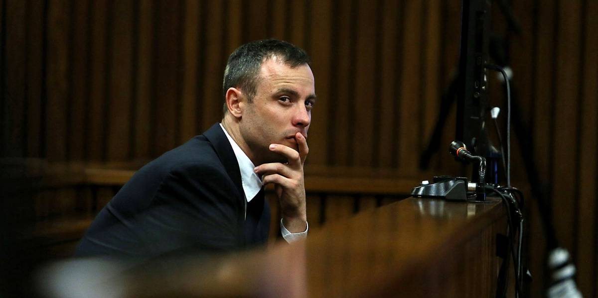 Oscar Pistorius's durante el juicio.
