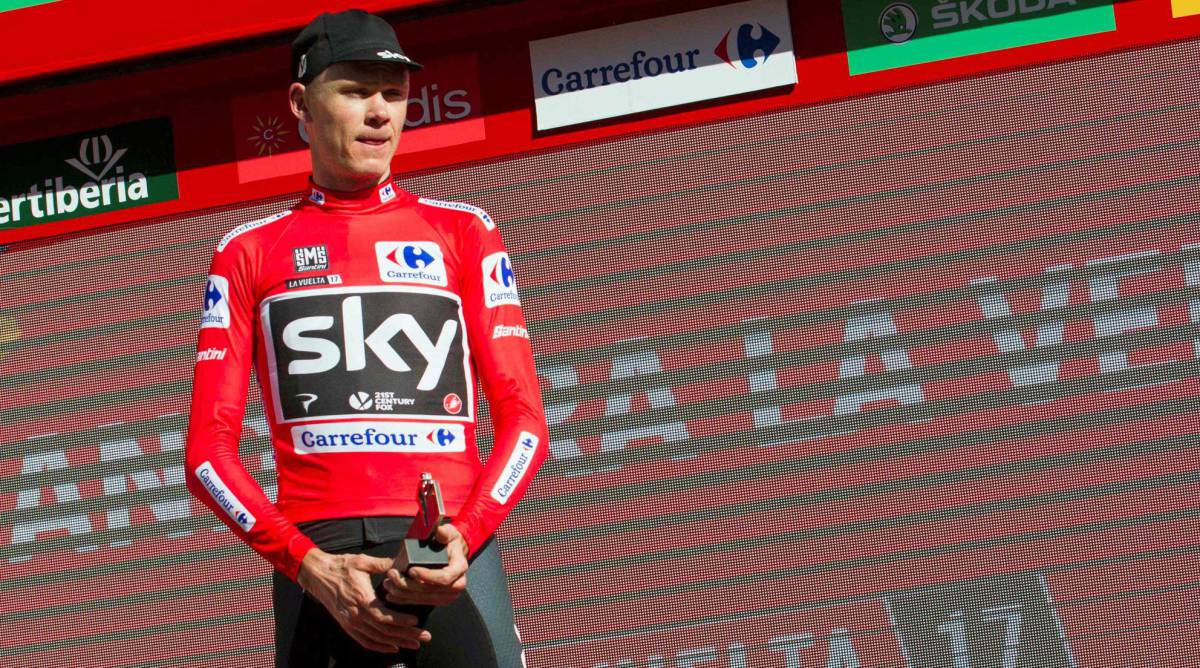 Chris Froome, positivo en un control de dopaje en la Vuelta a España 2017