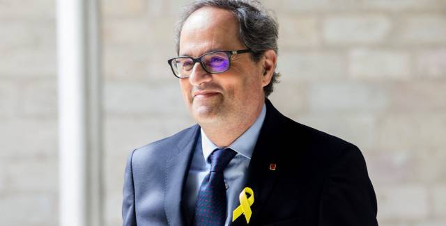 Torra rectifica y quita a los consejeros presos o huidos de su Govern