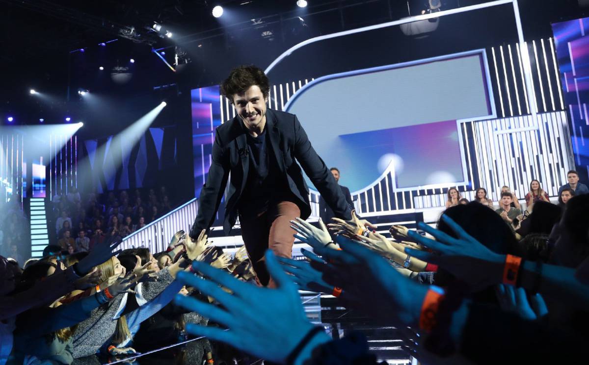 Miki, durante su actuación en la gala 7 de 'Operación Triunfo'.rn