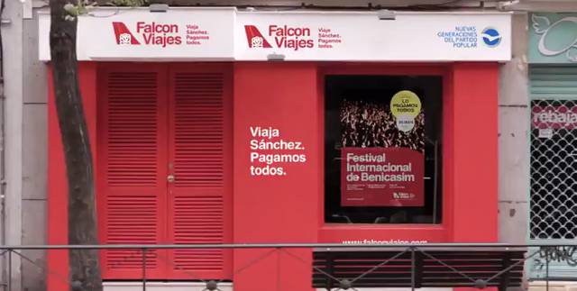 El PSOE recurrirá la campaña del PP de un falso ‘Falcon Viajes’