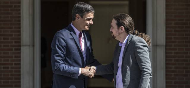 Sánchez e Iglesias rebajan la tensión ante una larga negociación de Gobierno
