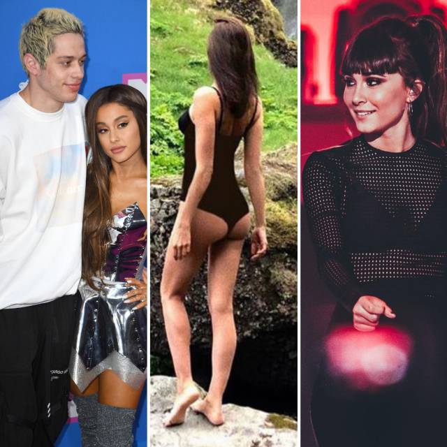 Ariana Grande y Pete Davidson; Irina Shayk; y Aitana Ocaña.