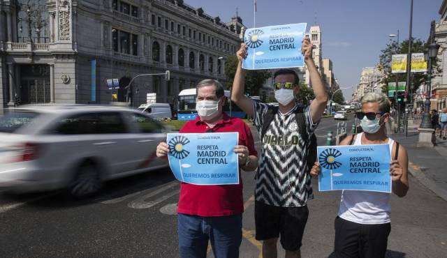 Un juez reactiva las multas en Madrid Central