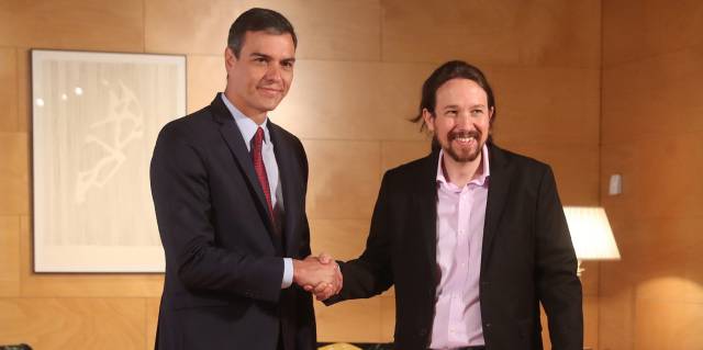 Fracasa la reunión entre Sánchez e Iglesias para un acuerdo de investidura