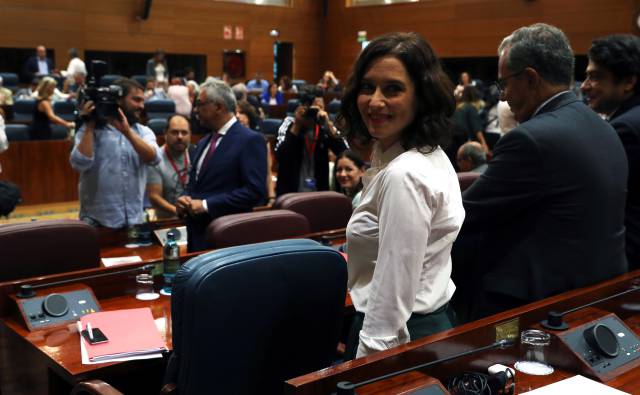 Díaz Ayuso alcanza la presidencia de la Comunidad de Madrid con los votos de PP, Cs y Vox
