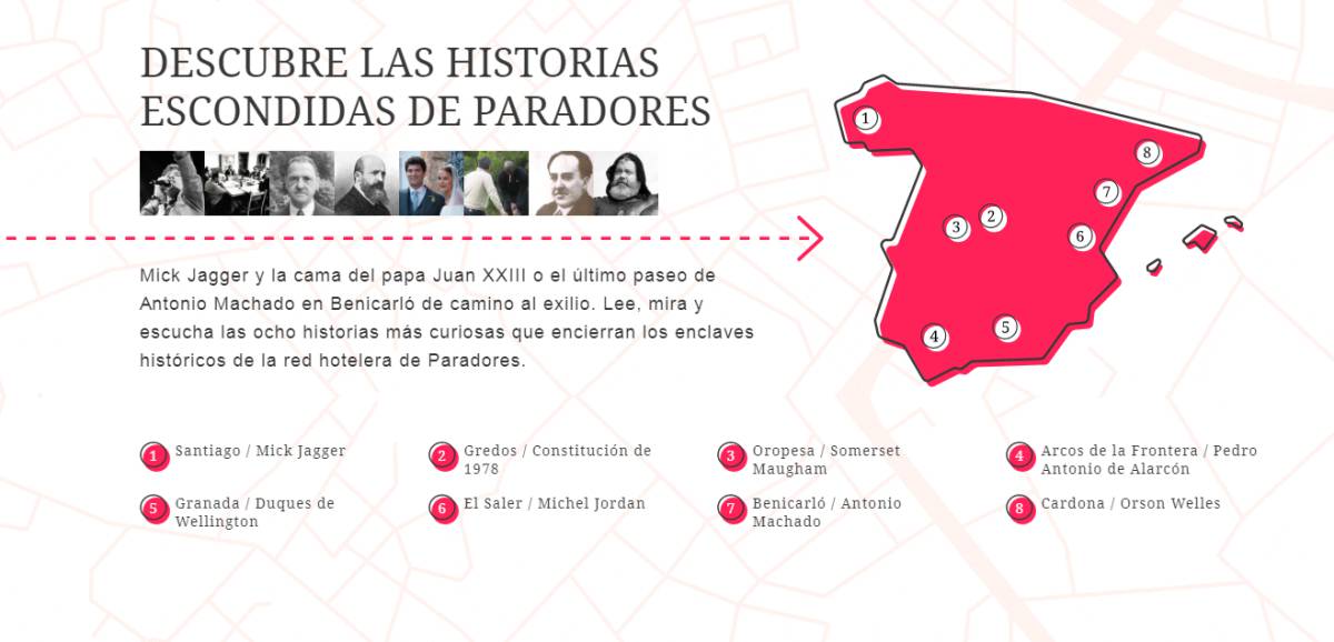 Descubre las historias escondidas de Paradores