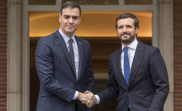 La reunión de Sánchez y Casado confirma el bloqueo en la renovación de órganos constitucionales