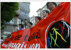 Miles de mujeres exigen en Vigo igualdad de derechos y el fin de la violencia de género