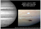 El 'Hubble' fotografía la marca del impacto en Júpiter
