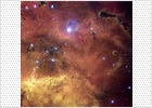Jóvenes estrellas azules fotografiadas por el 'Hubble'